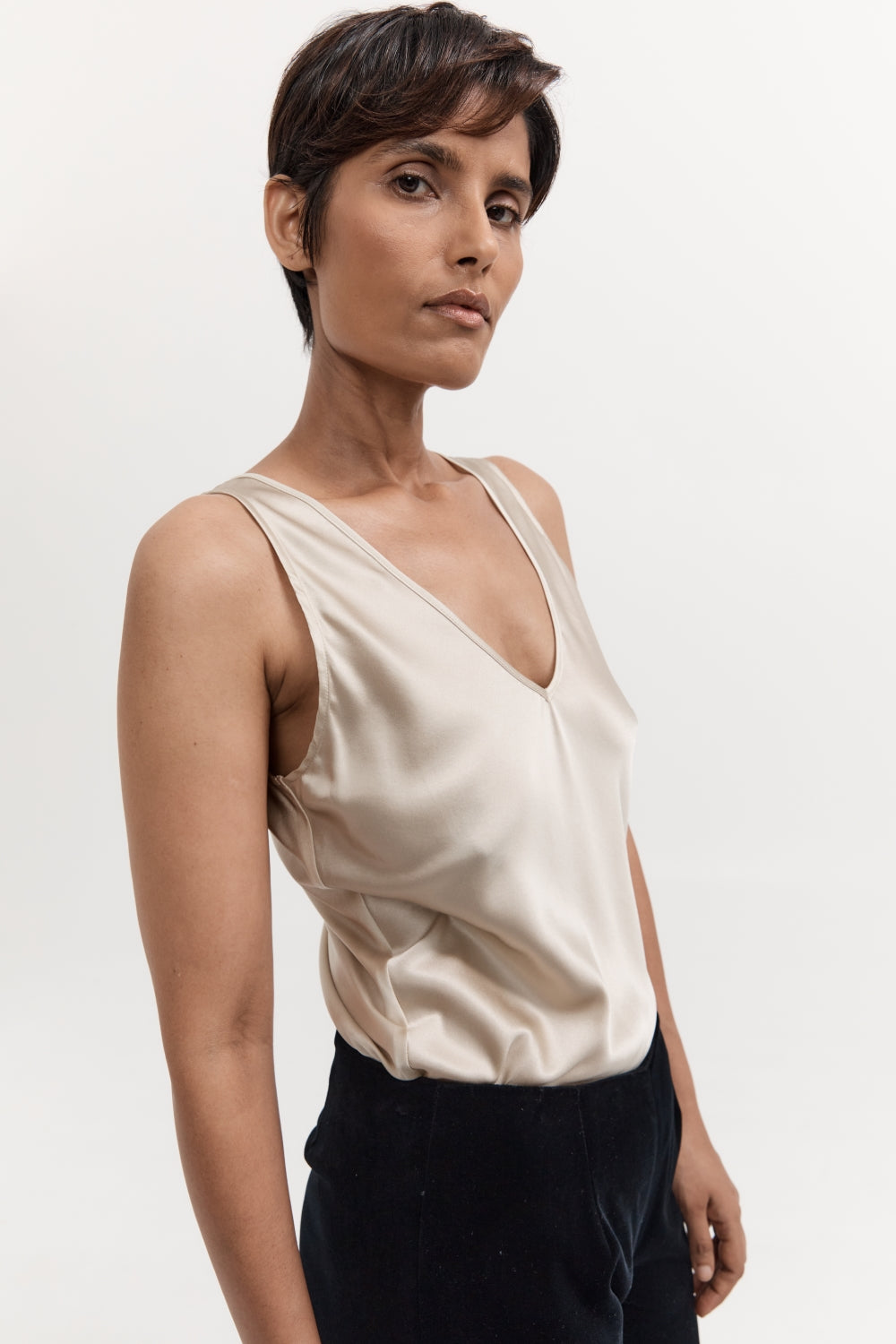 Muzeo Camisole - Ivory Grey