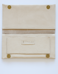 Vivi Leather Clutch - Ivory