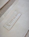 Vivi Leather Clutch - Ivory