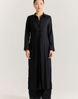 Serena Shirt Dress - Black