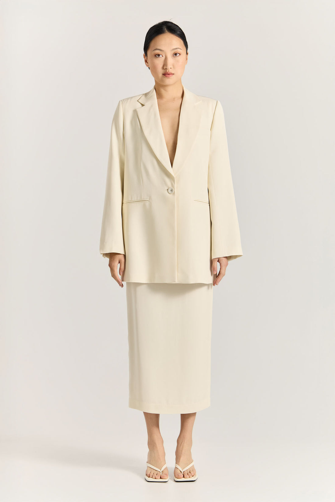 Lia Jacket - Cool White