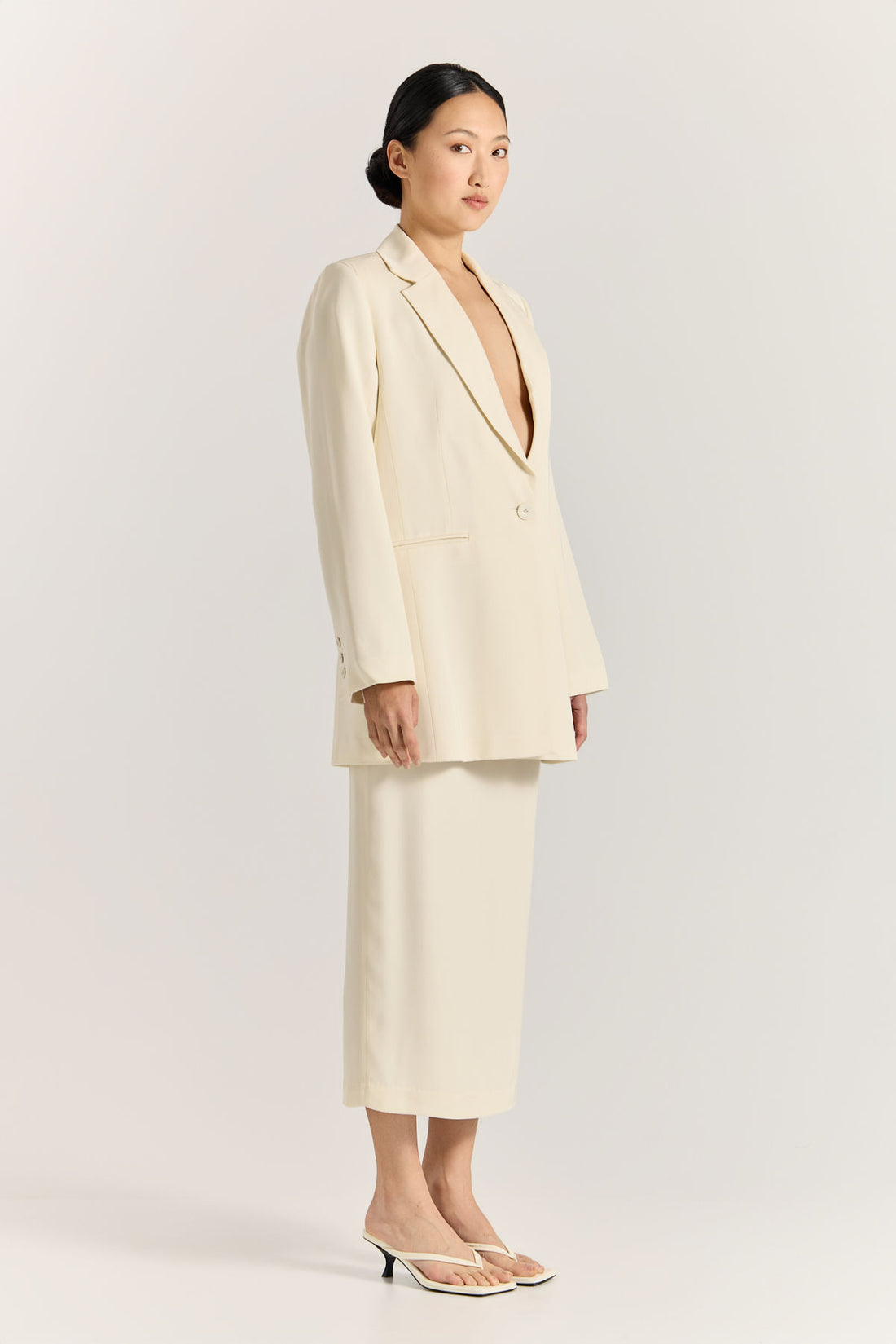 Lia Jacket - Cool White