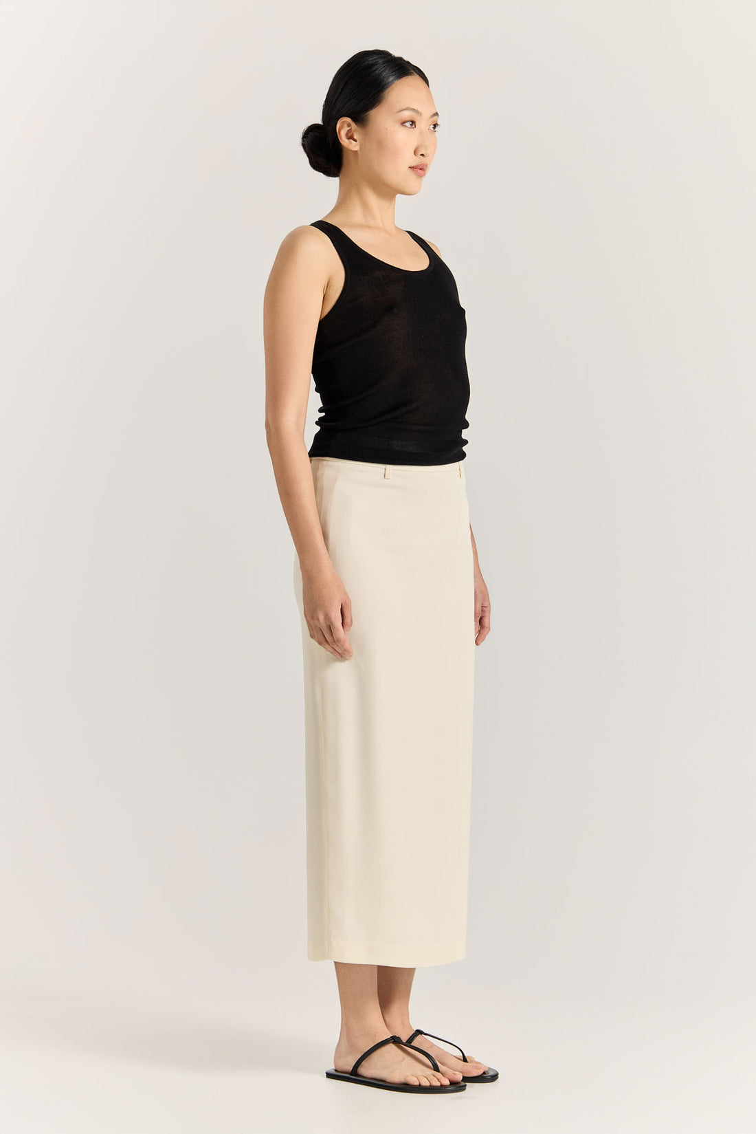 Lia Skirt - Cool White