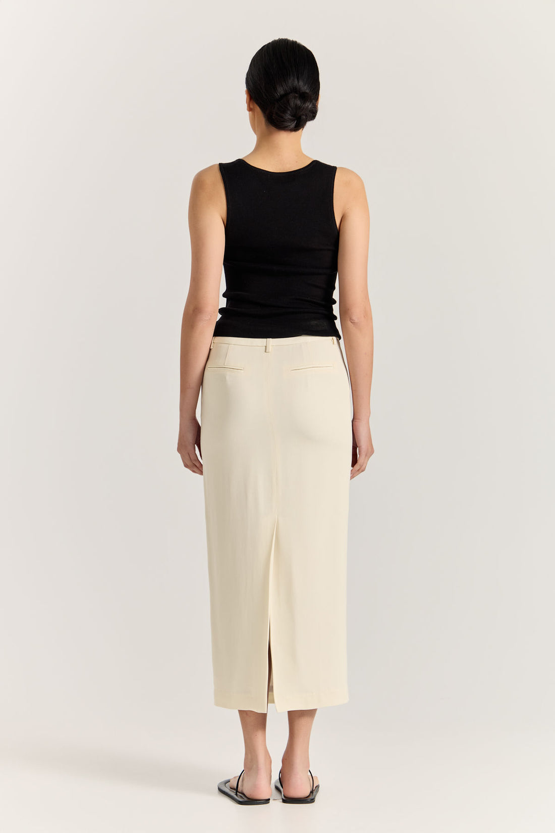 Lia Skirt - Cool White