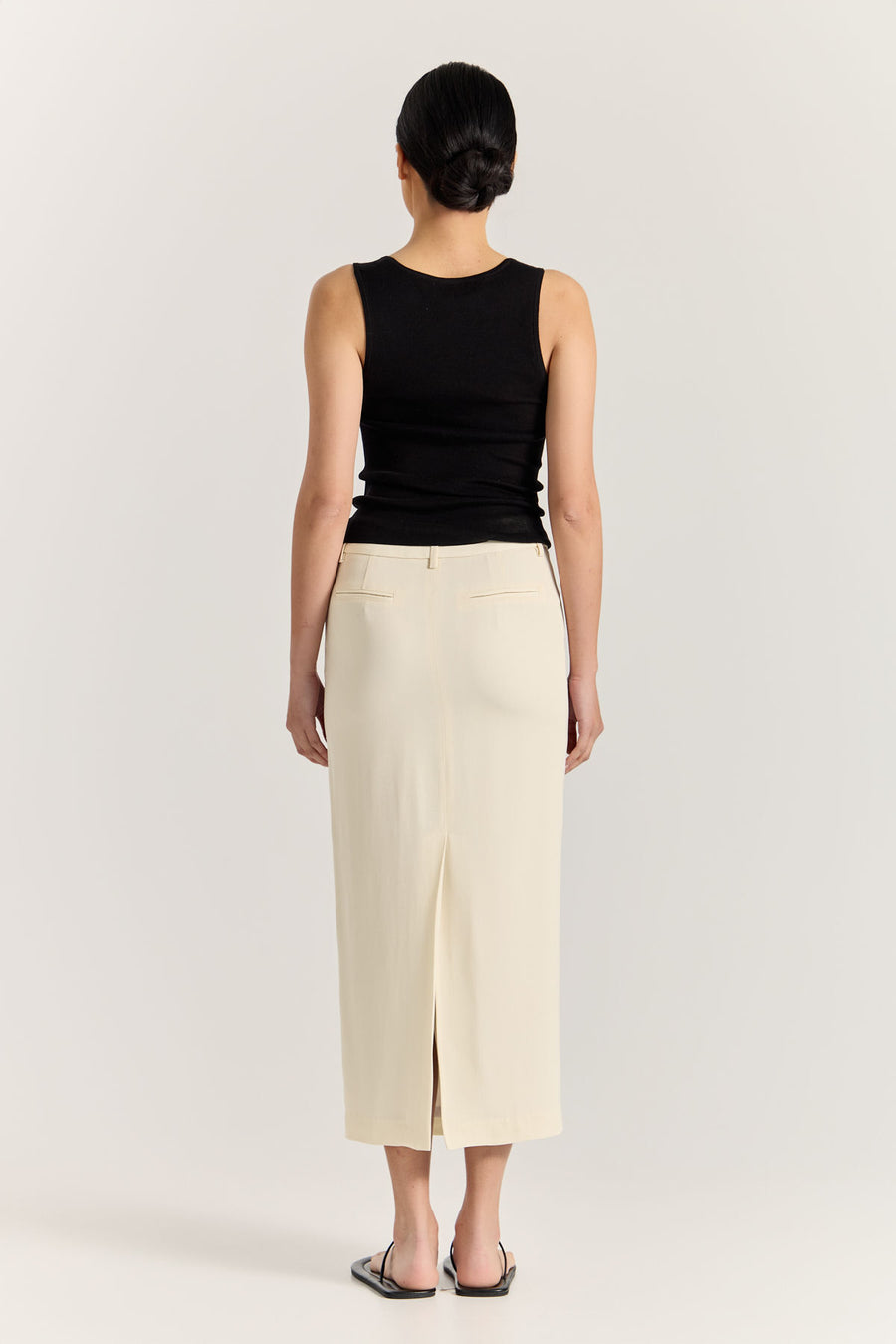 Lia Skirt - Cool White