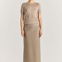 Mia knit - Light Camel