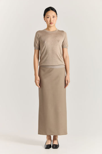 Mia knit - Light Camel