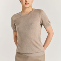 Mia knit - Light Camel