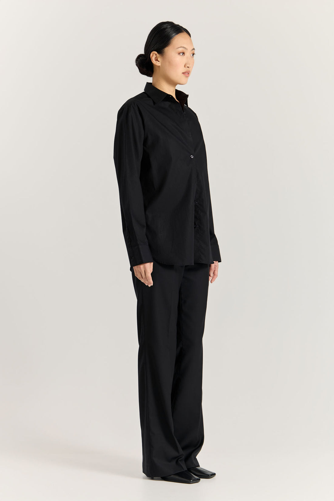 Cotton Shirt - Black