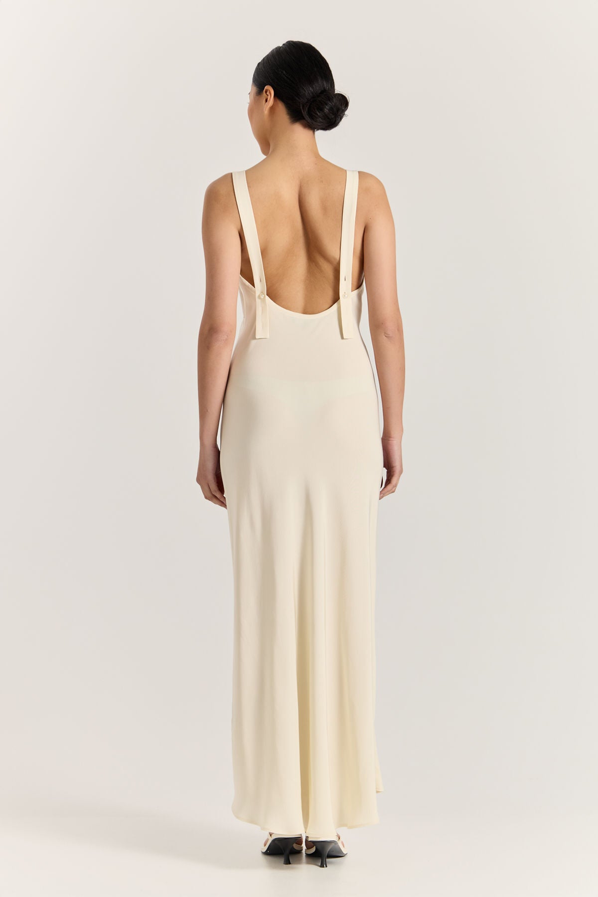 Lia Dress - Cool White