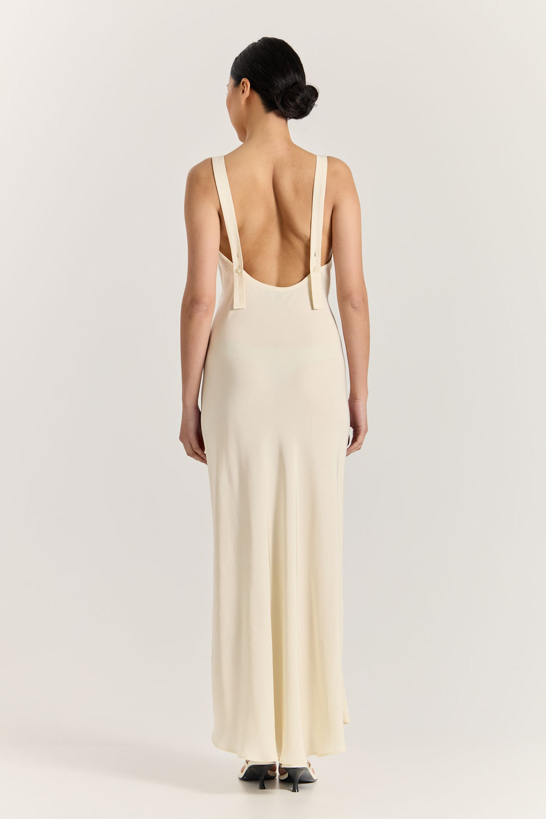 Lia Dress - Cool White
