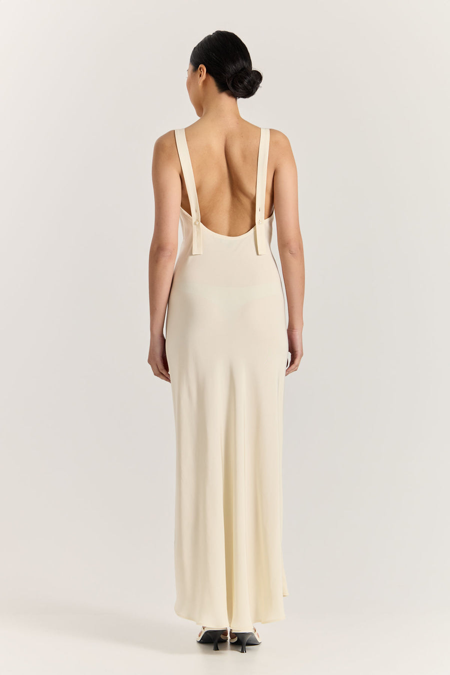 Lia Dress - Cool White