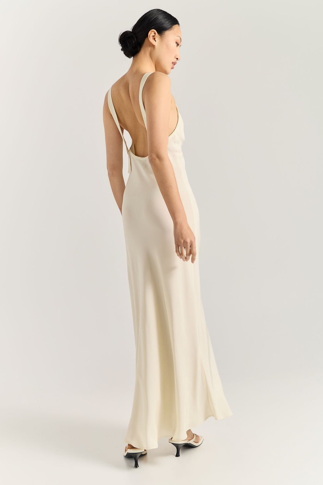 Lia Dress - Cool White