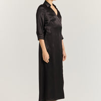 Kora Wrap Dress - Black