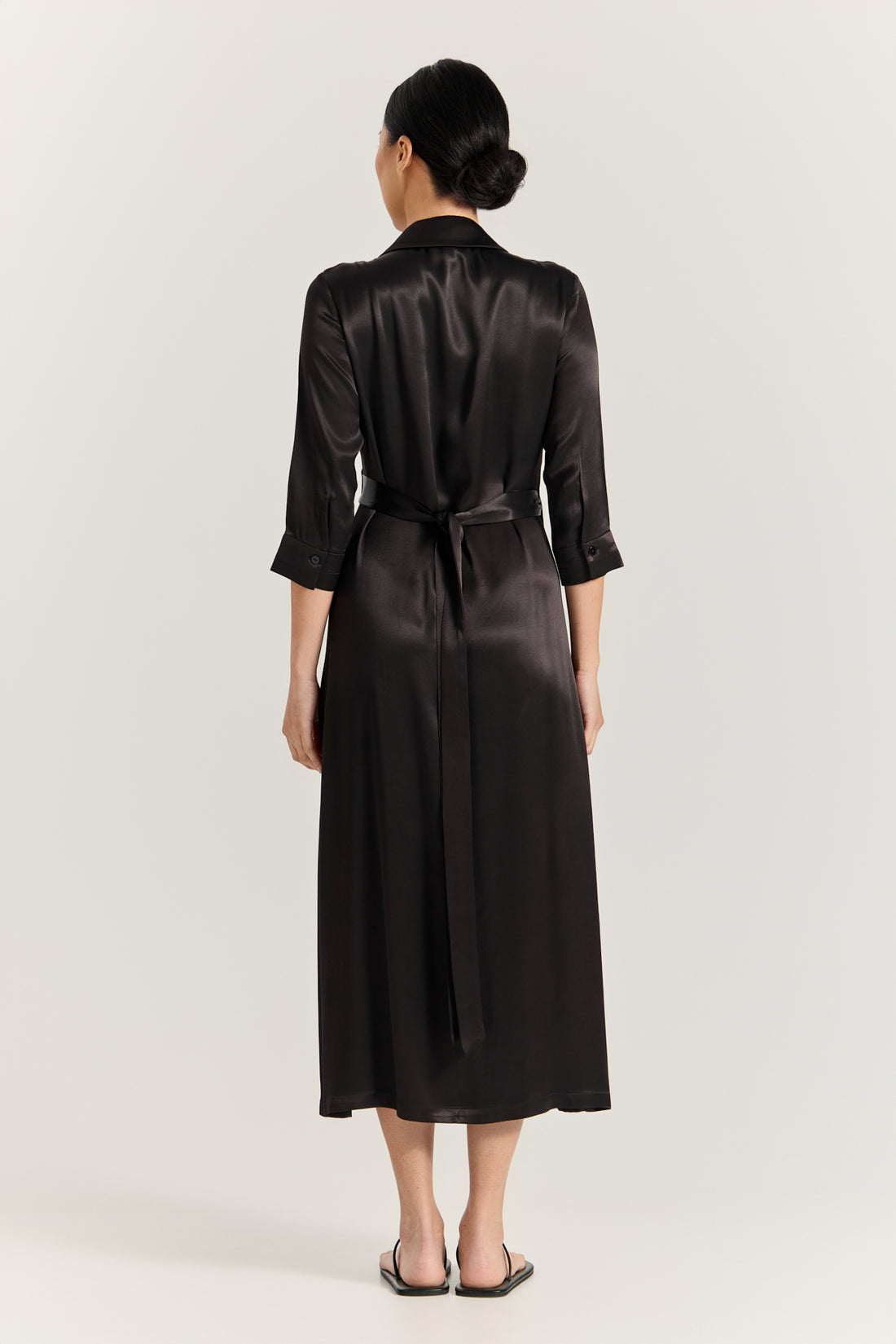 Kora Wrap Dress - Black