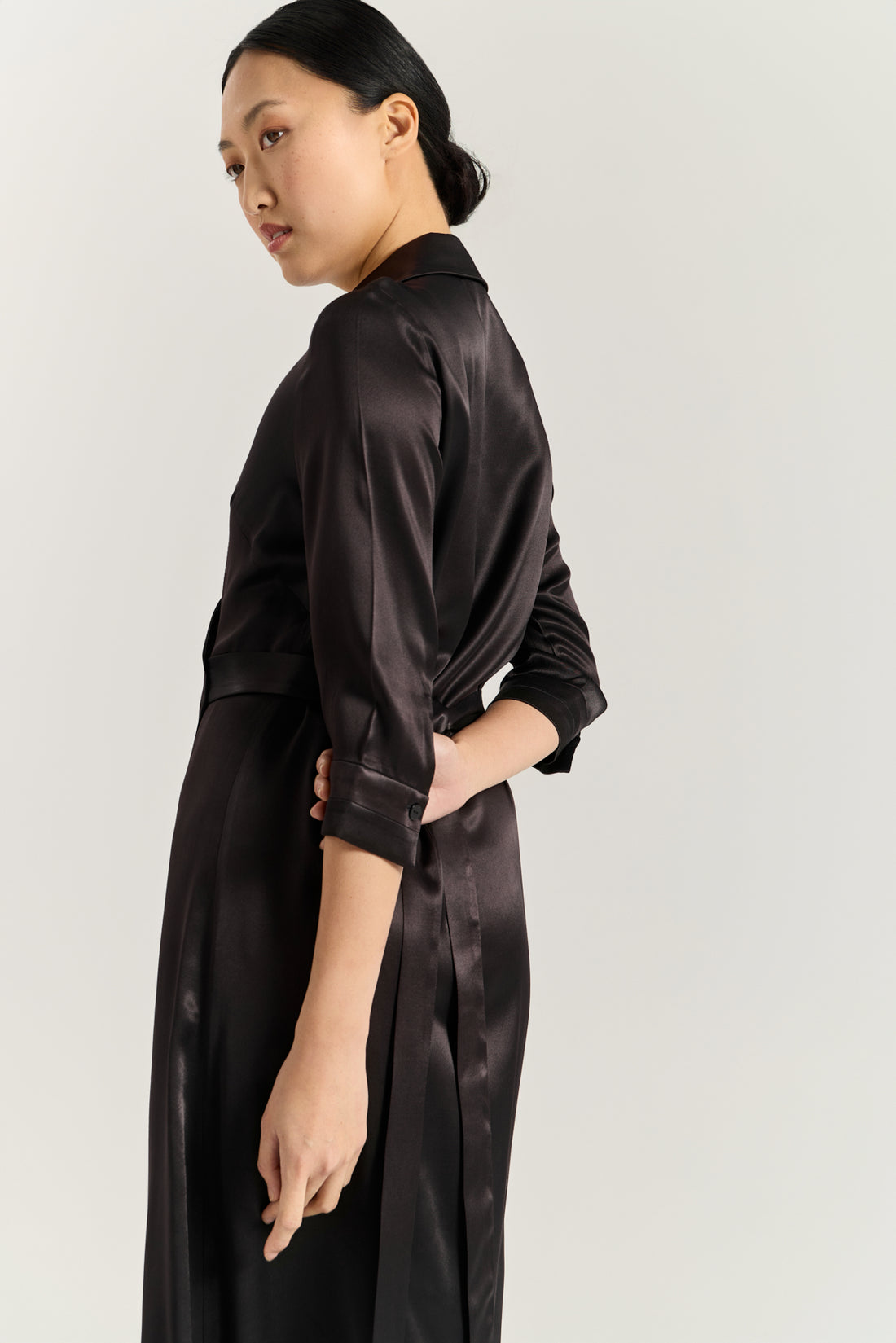 Kora Wrap Dress - Black
