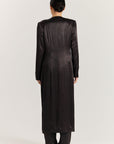 Kora Coat Dress - Black