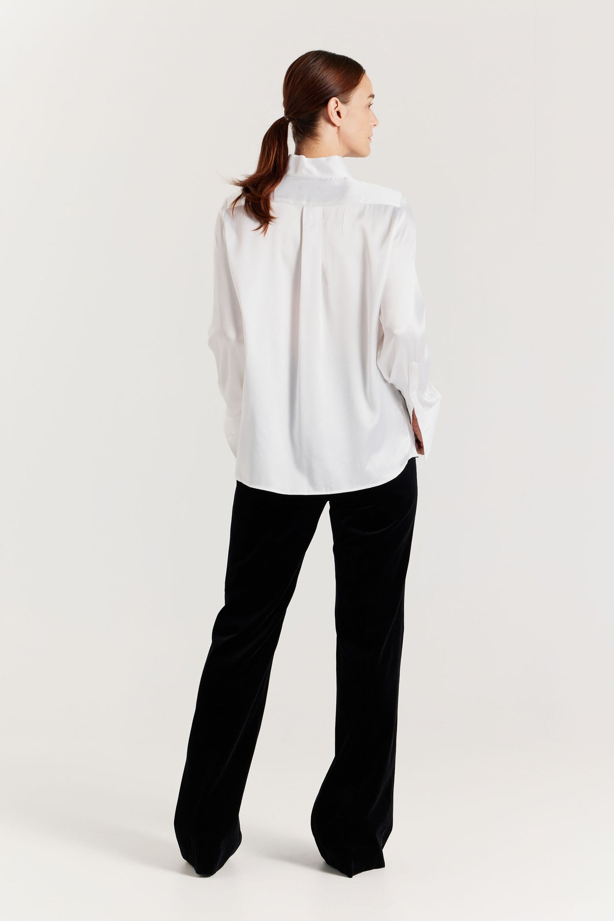 Alta Silk Shirt - White