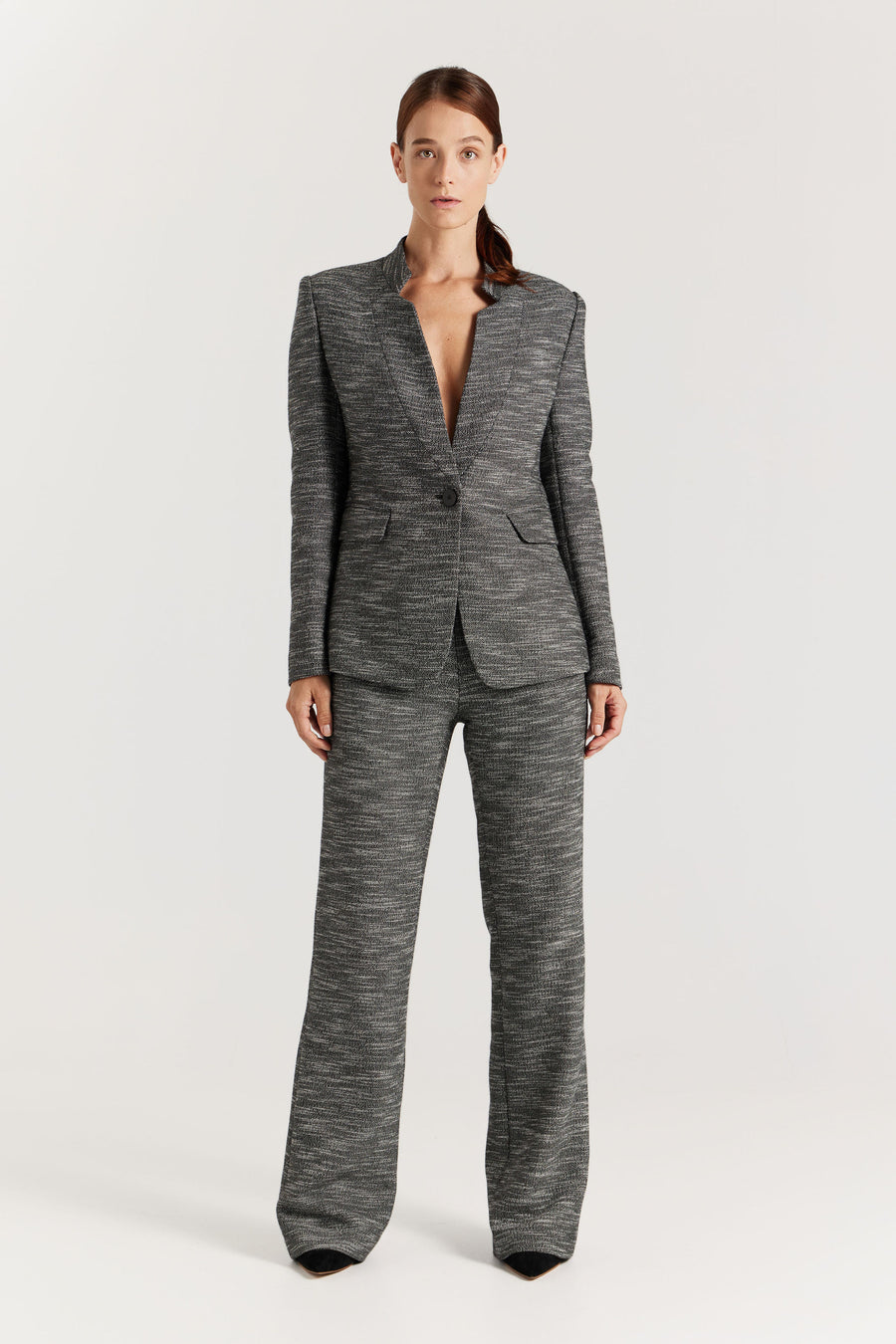 Lemaire Textured Wool Blend Jacket