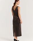 Classic Velvet Dress - Shale Grey