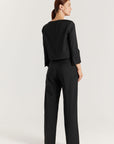 Bordo Wool Top - Black