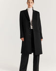 Alex Unisex Coat - Black