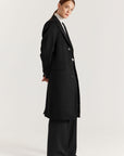 Alex Unisex Coat - Black