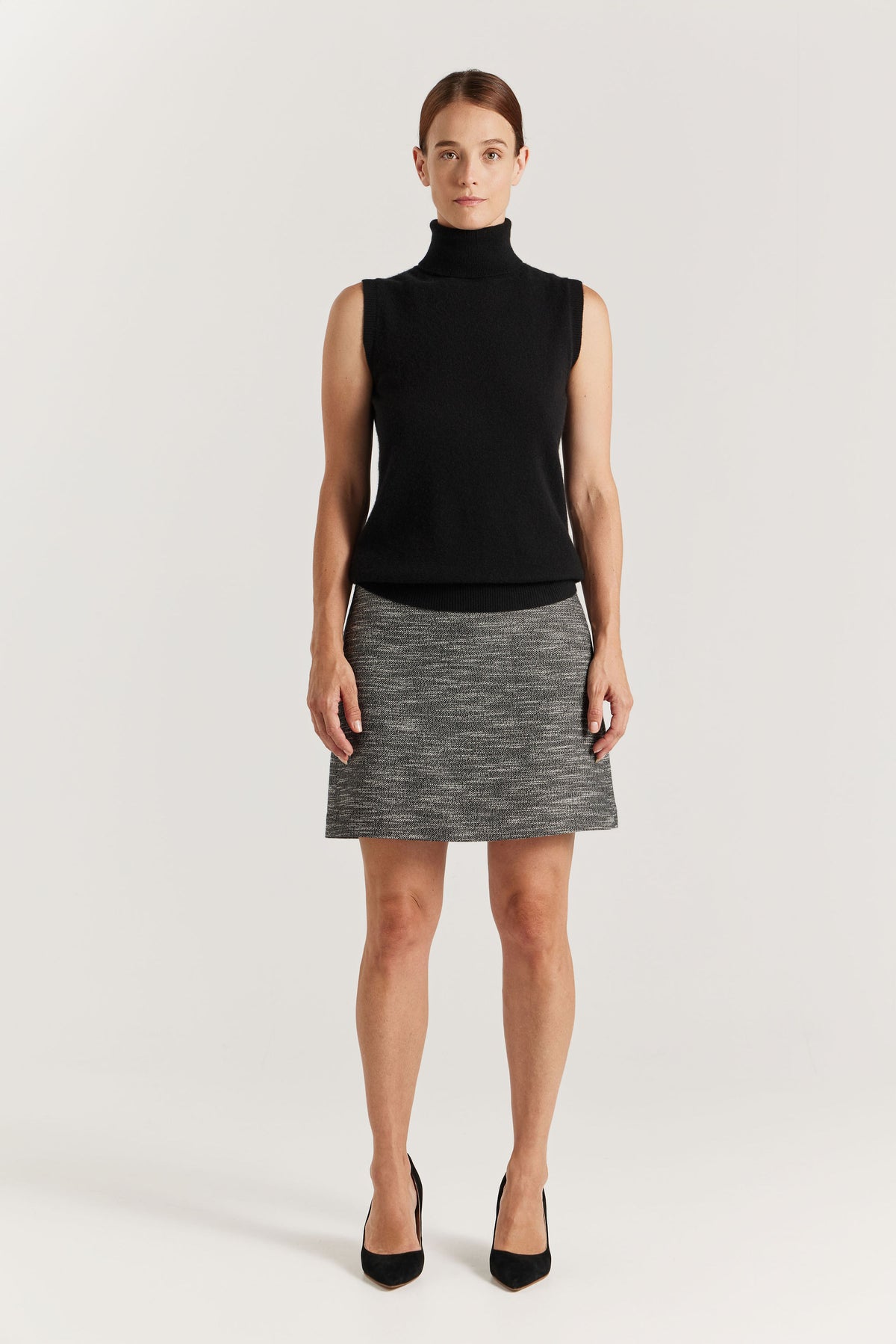 Lemaire Textured Wool Blend Skirt