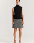 Lemaire Textured Wool Blend Skirt