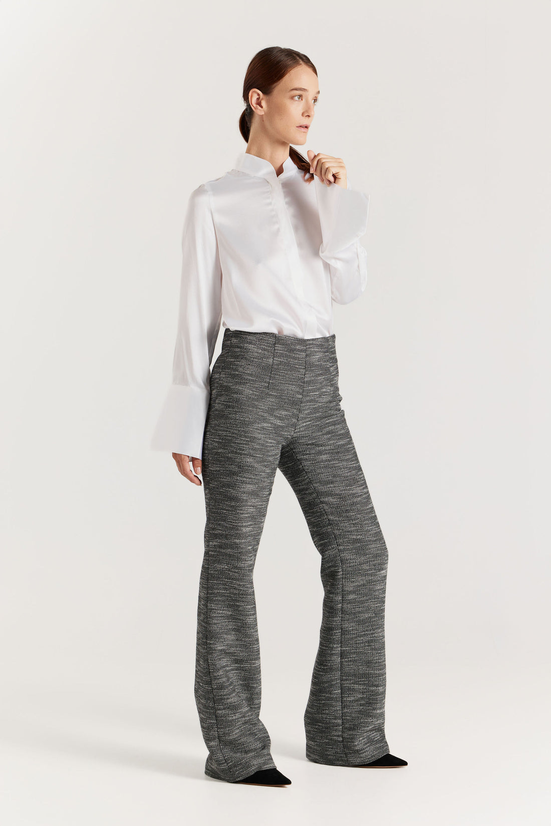Lemaire Textured Wool Blend Pants