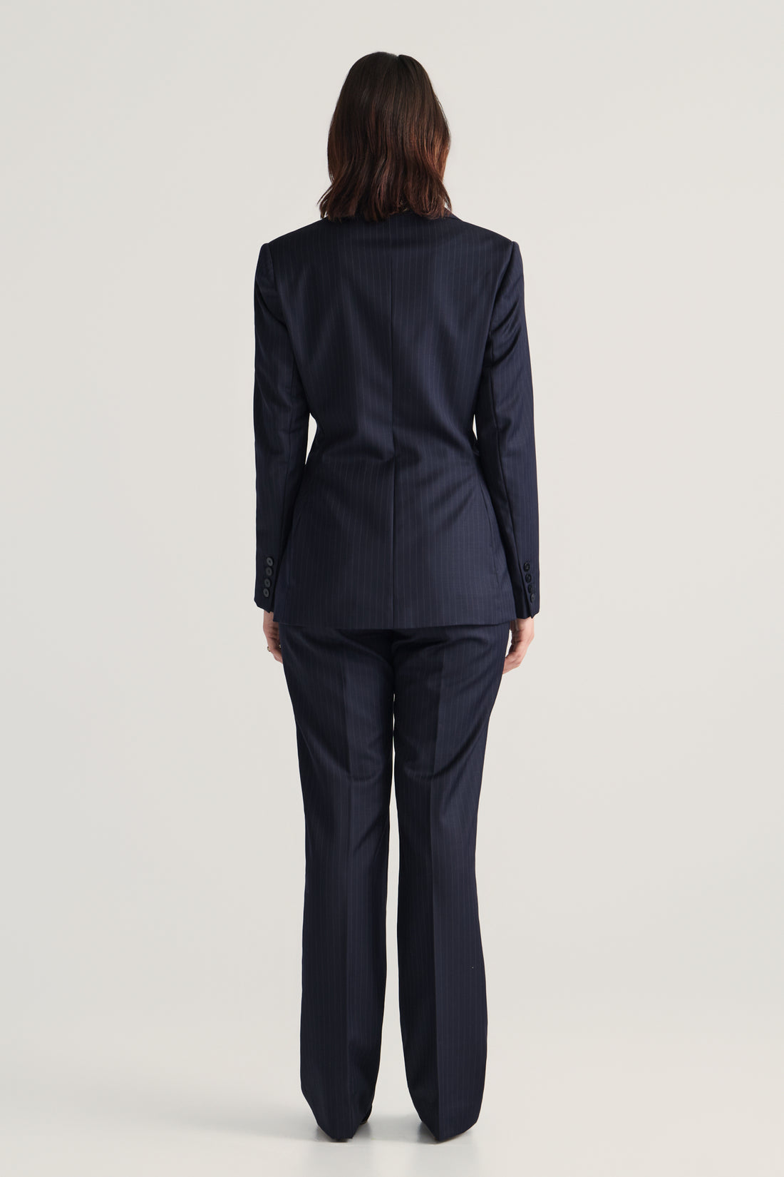 Arcadia Jacket - Navy Pinstripe