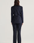 Arcadia Jacket - Navy Pinstripe