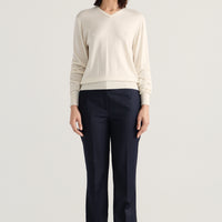 Isla V-neck - Ivory