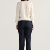 Isla V-neck - Ivory