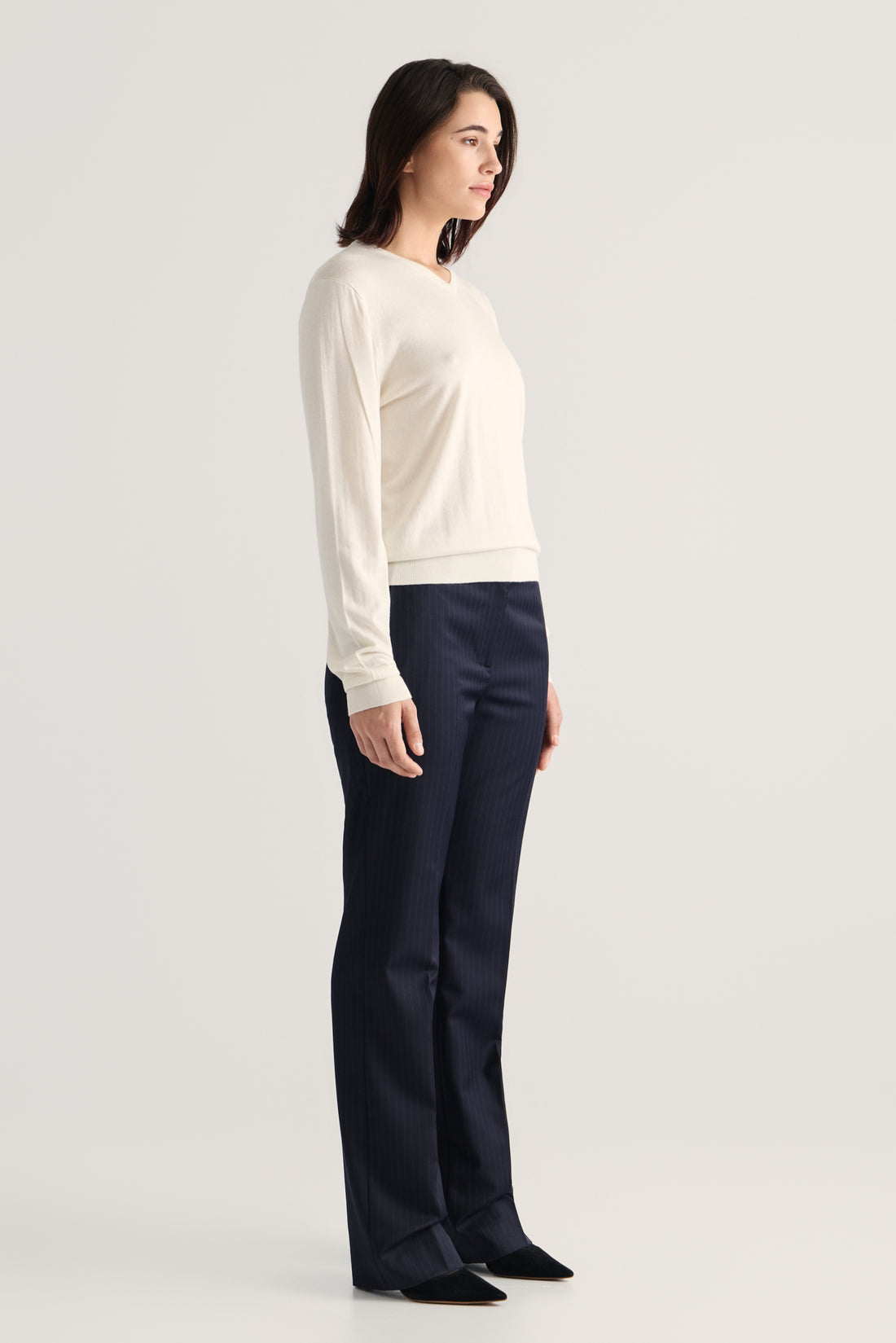 Isla V-neck - Ivory