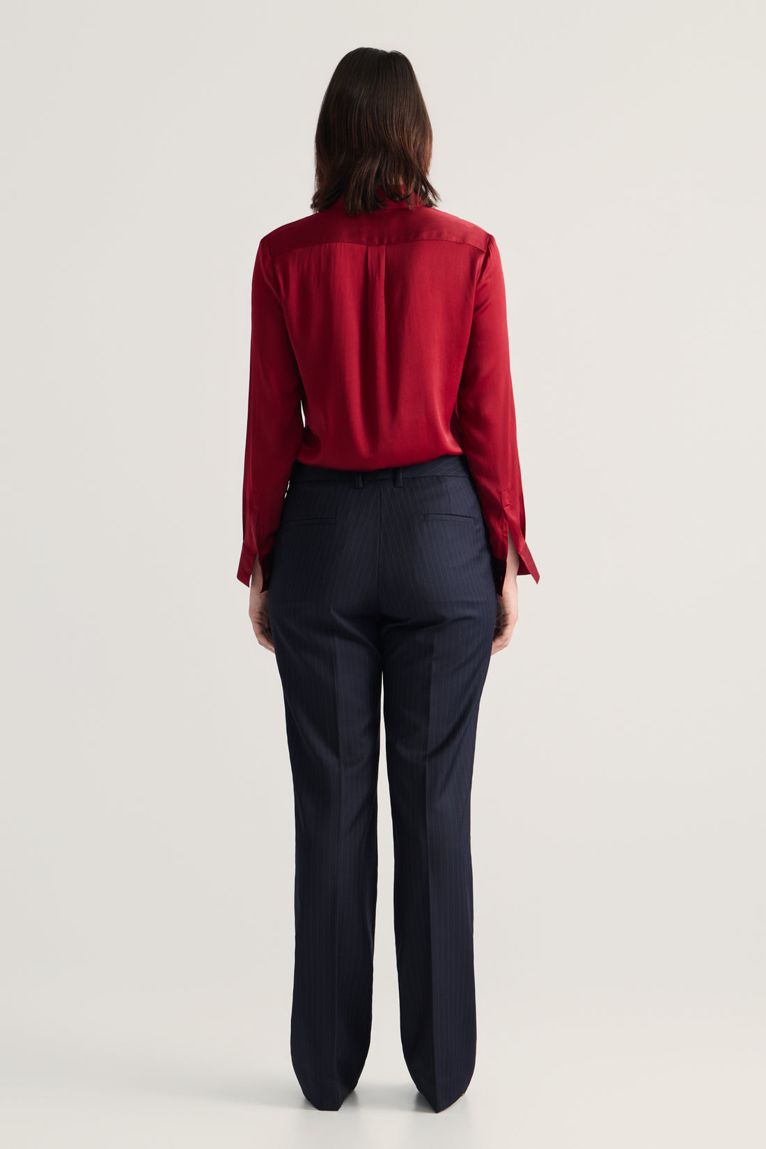 Arcadia Pants - Navy Pinstripe
