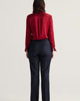 Arcadia Pants - Navy Pinstripe