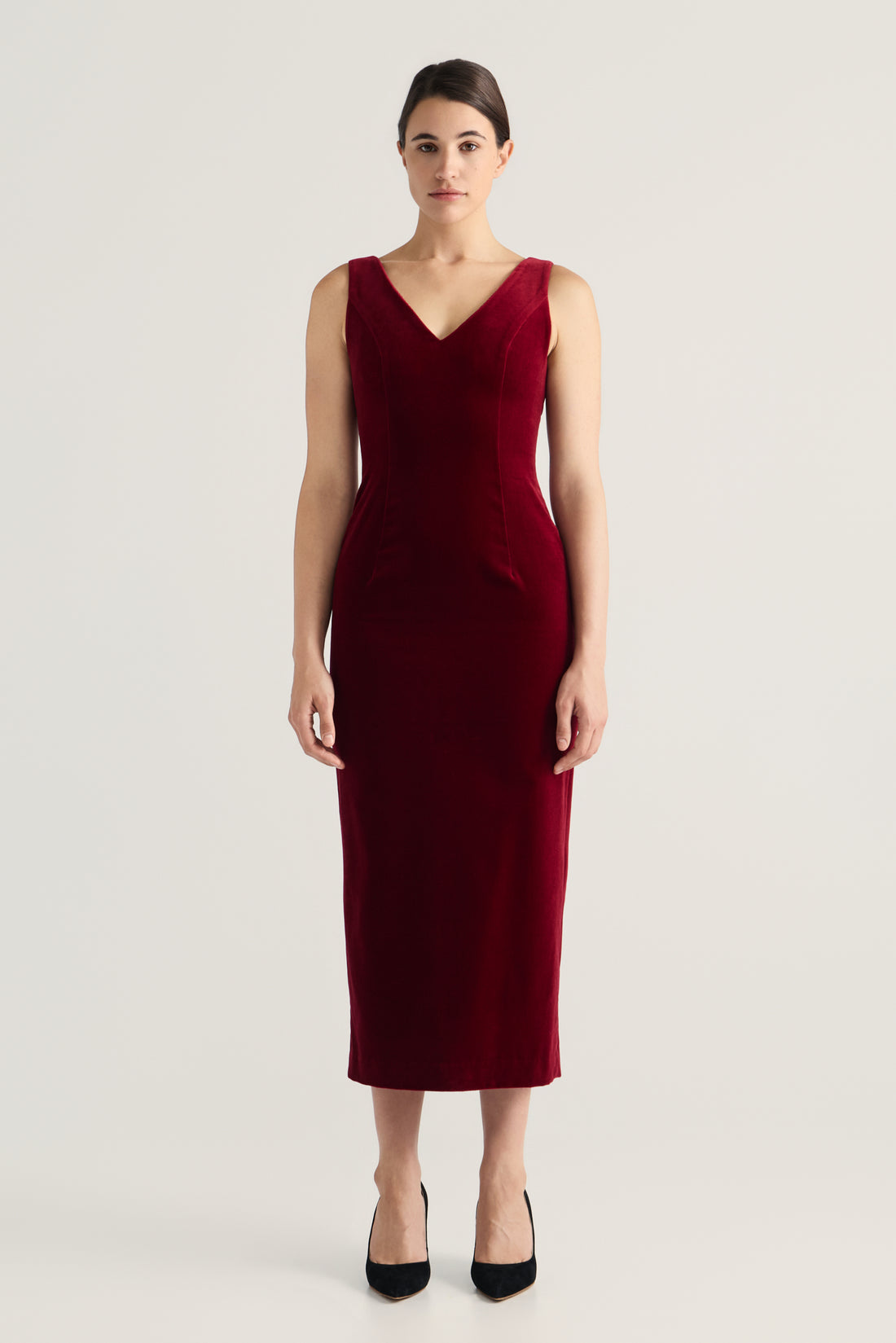 Classic Velvet Dress - Pinot
