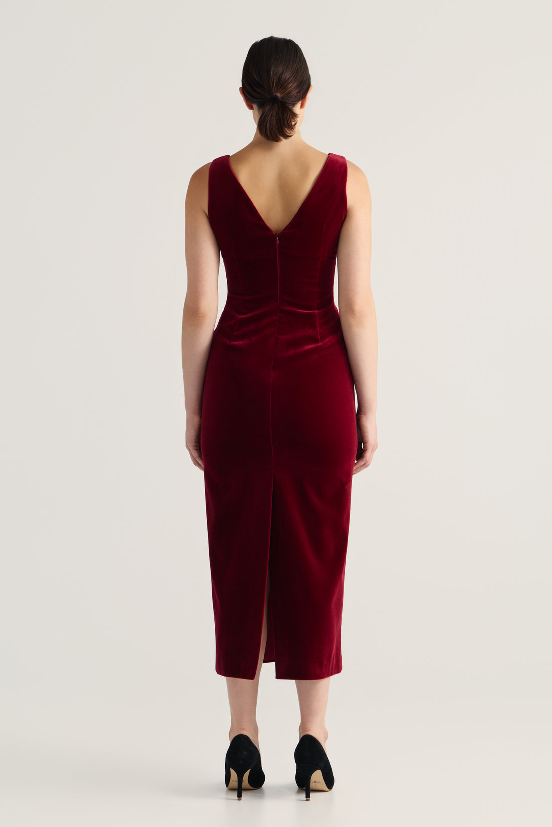 Classic Velvet Dress - Pinot