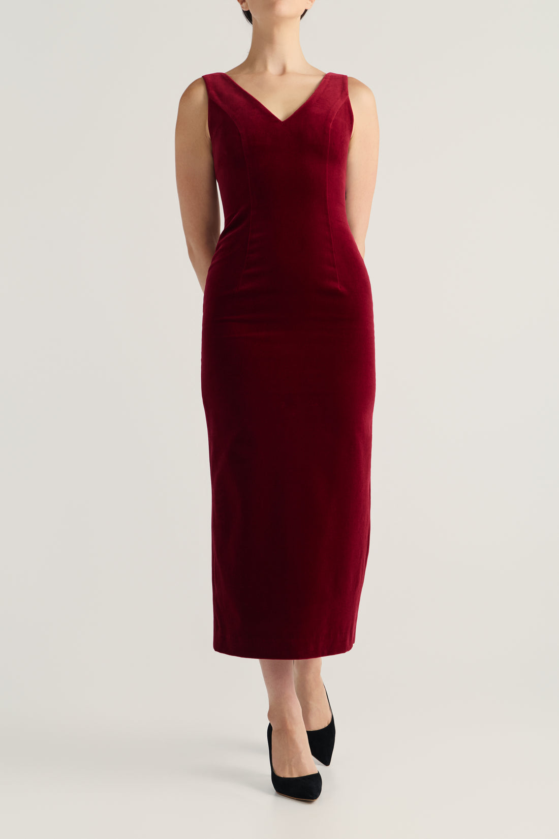 Classic Velvet Dress - Pinot