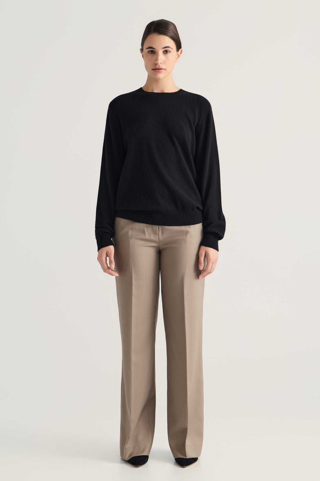 Selin Crew Neck - Black