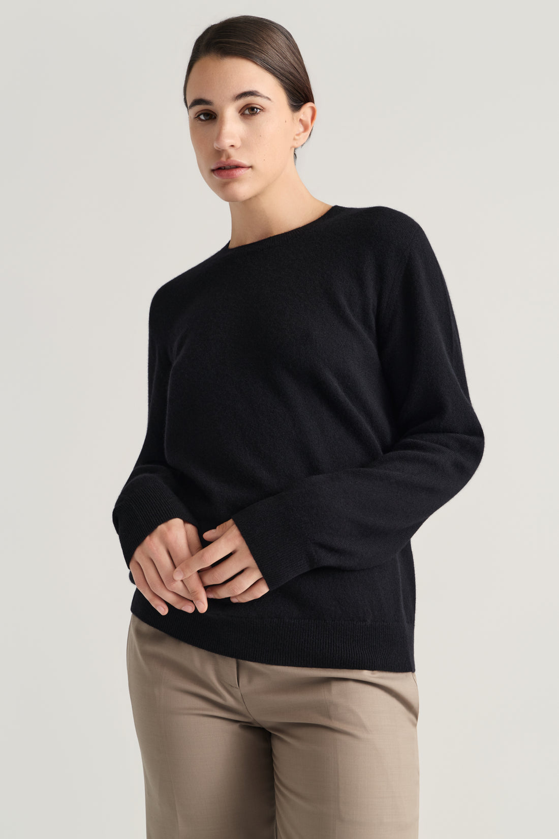 Selin Crew Neck - Black