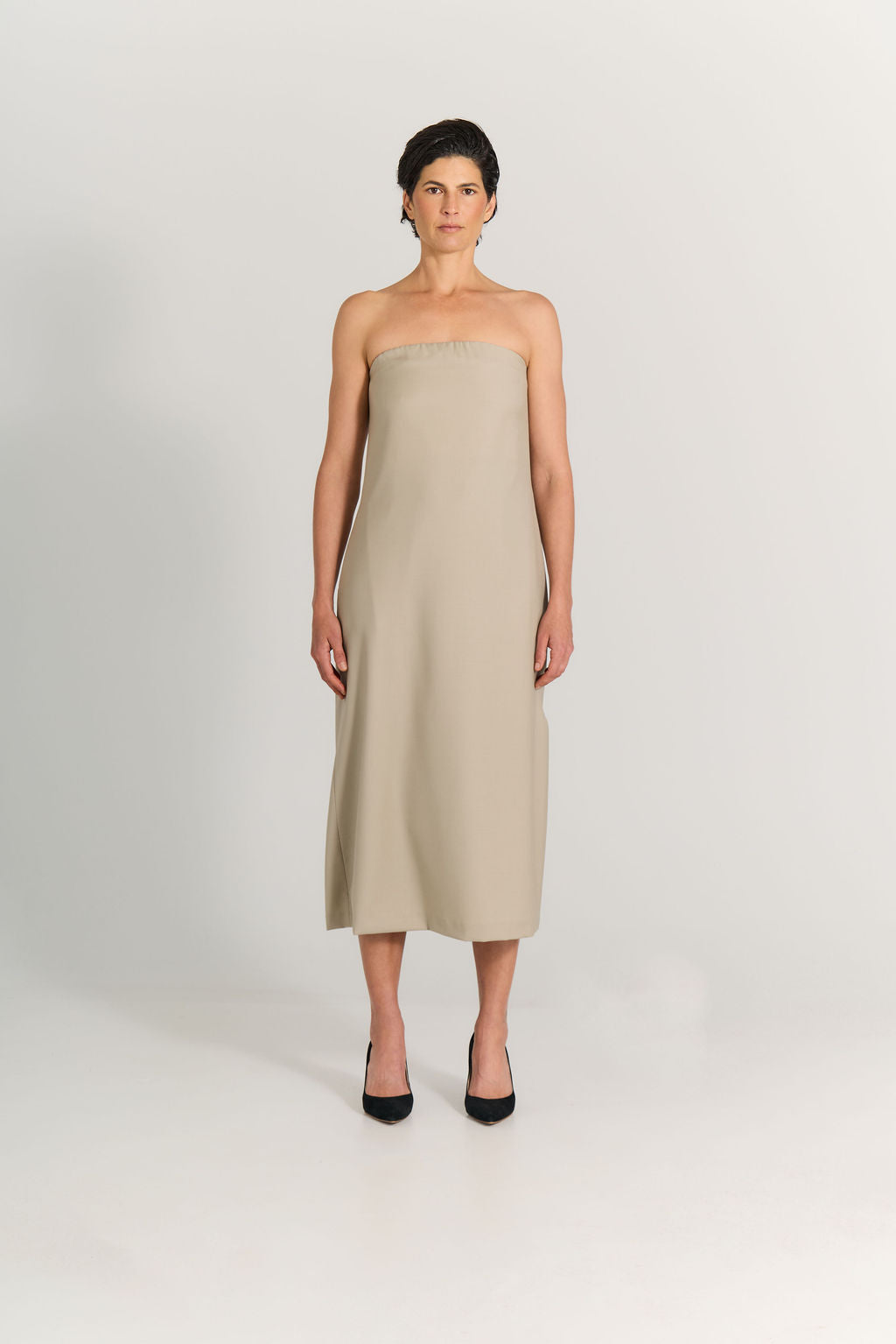 Column Dress - Sage