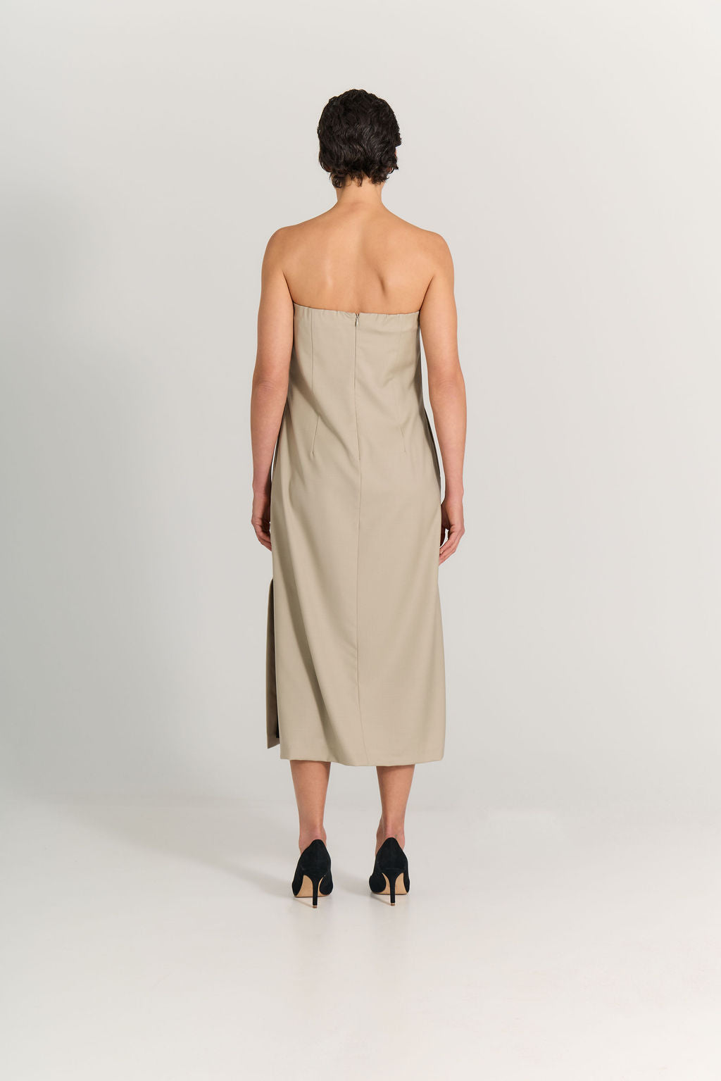 Column Dress - Sage